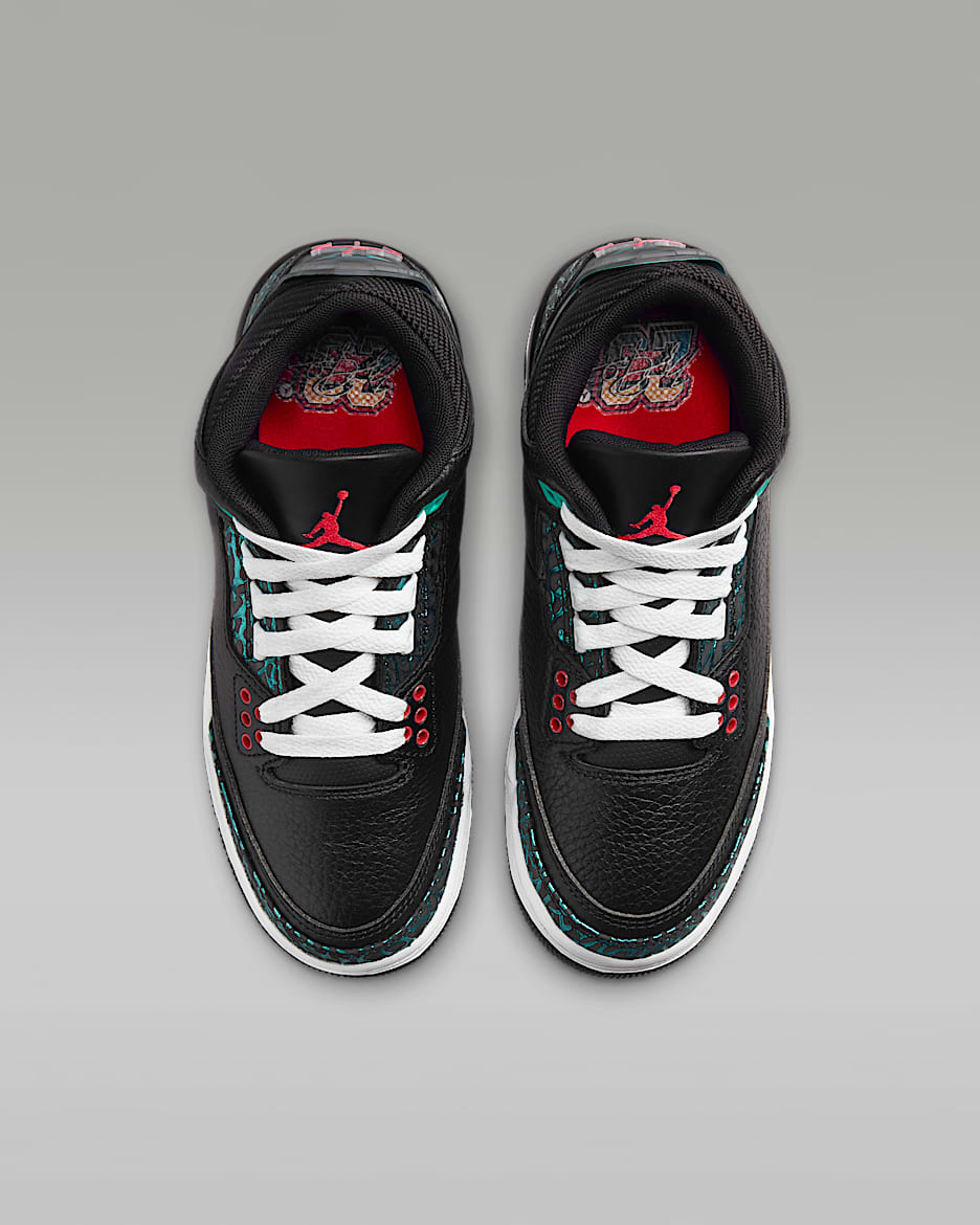 Air Jordan 3 Retro Big Kids Shoes. Nike